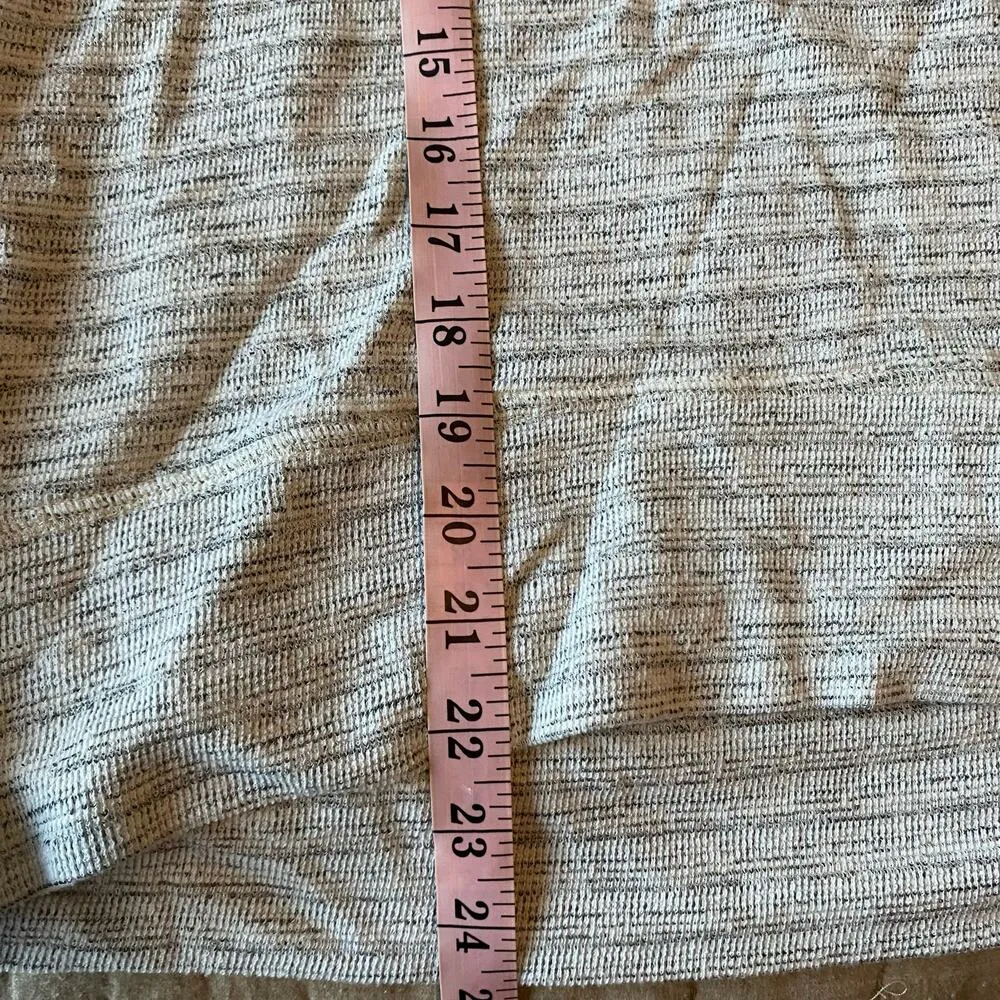 Aerie Gray Striped Heathered Pullover Sweater Size XXS - Image 9