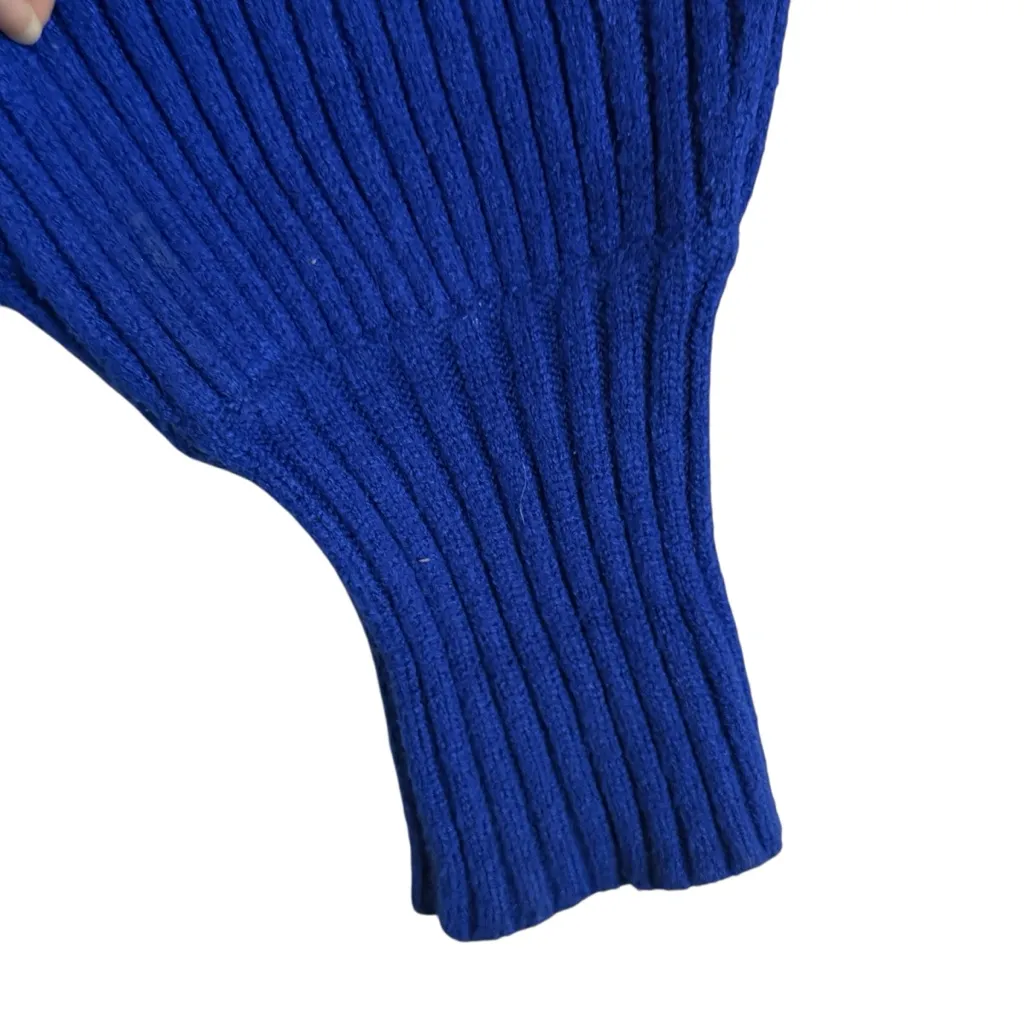 Anthropologie Ribbed Pullover Sweater in Cobalt Blue Women’s Size Small - Image 8