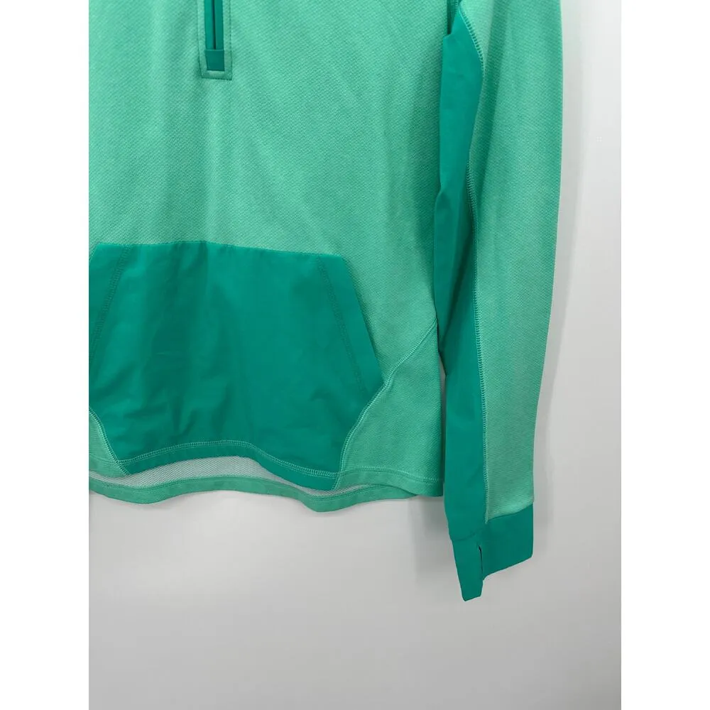Vineyard Vines Womens Quarter Zip Pullover Size S Blue Green Performance - Image 5
