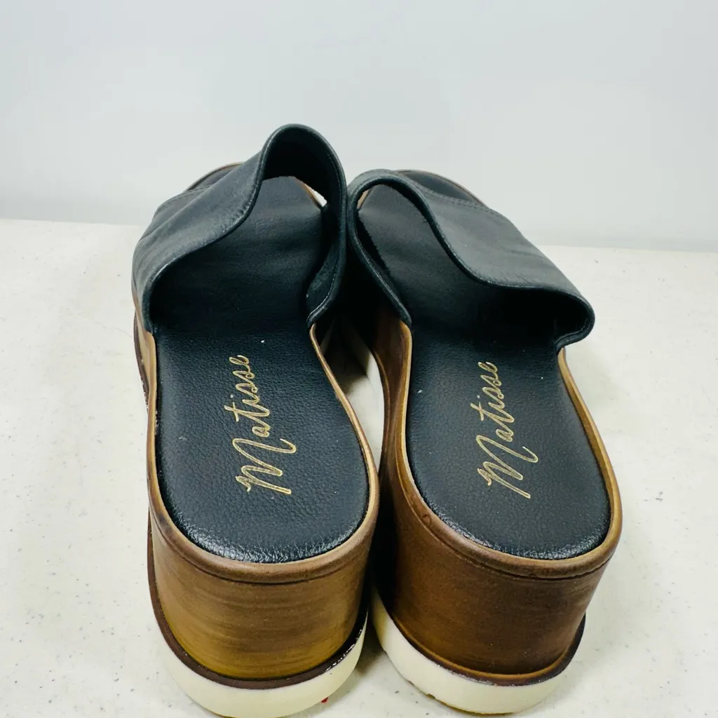 Matisse One Kiss Platform Sandals Black 10 - Image 4