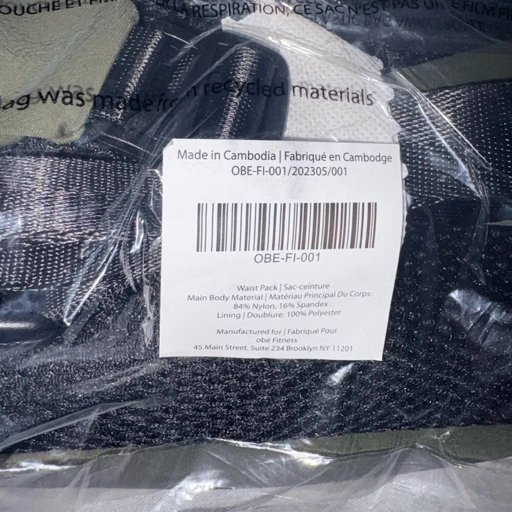 Obe wait pack olive green brand new with tags Black - Image 15