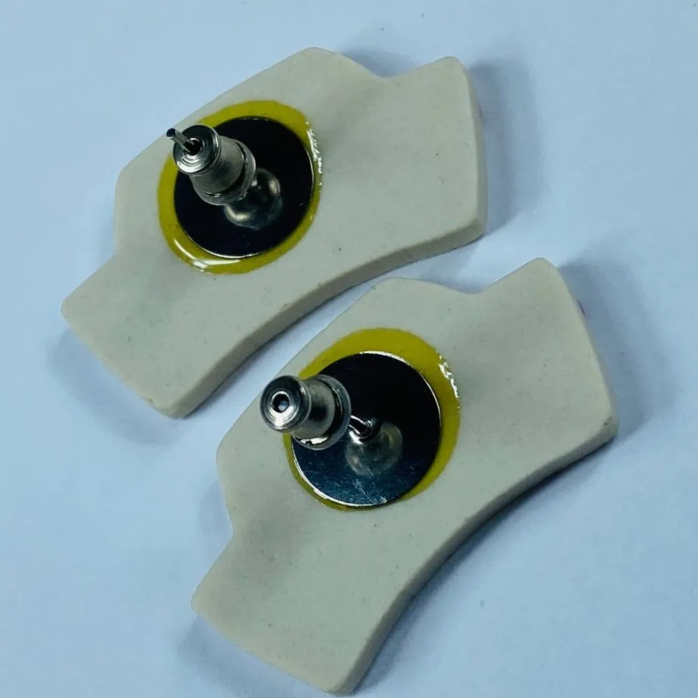 Nurse Cap Hat Earrings Pierced RN LPN Graduation Retirement Gift Vintage 1988 - Image 13