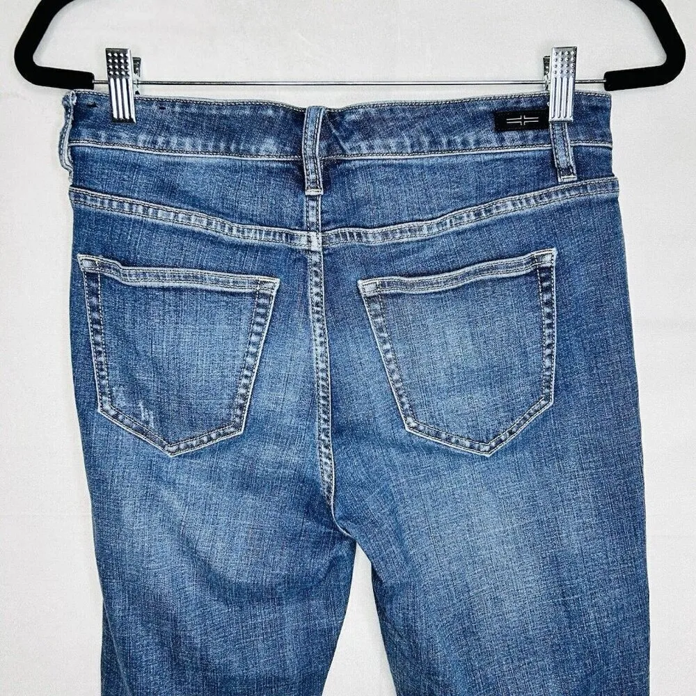 Liverpool The Girlfriend Jeans Mid-Rise Hopkins Size 6/28 (30x29) Stretch - Image 6