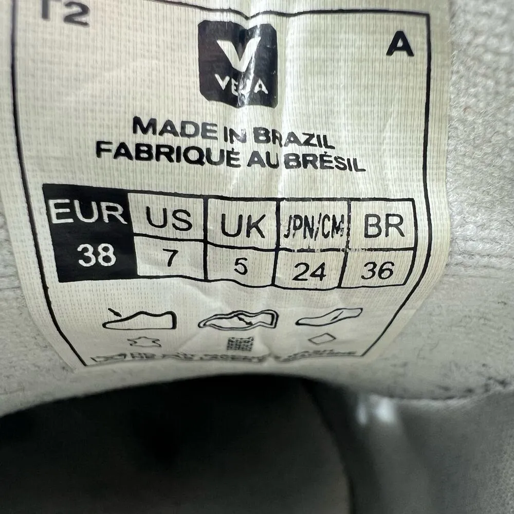 Esplar White and Gold Leather Sneakers Women's 7 US - Image 9