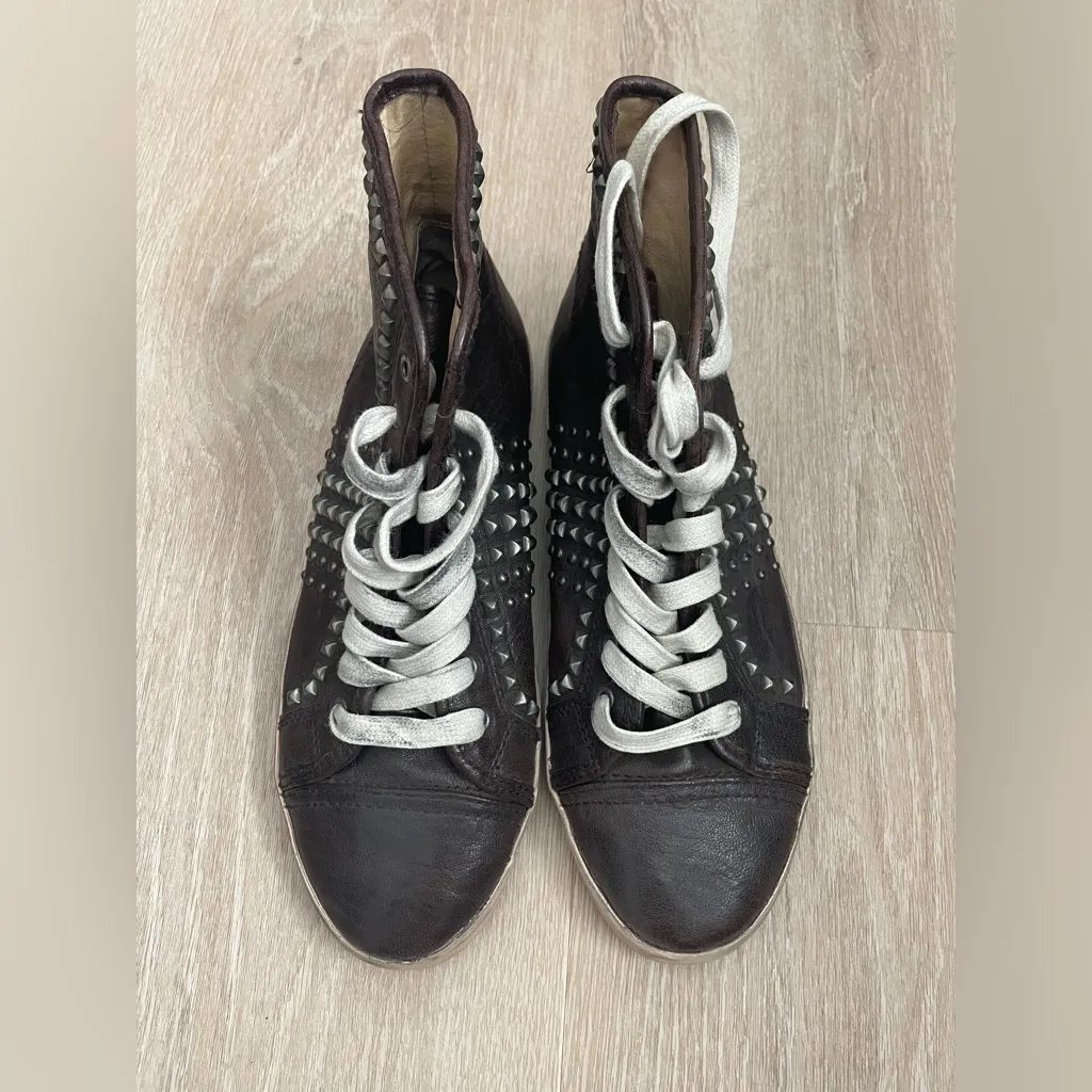 Frye  Kira Biker High Top Sneakers - Image 4