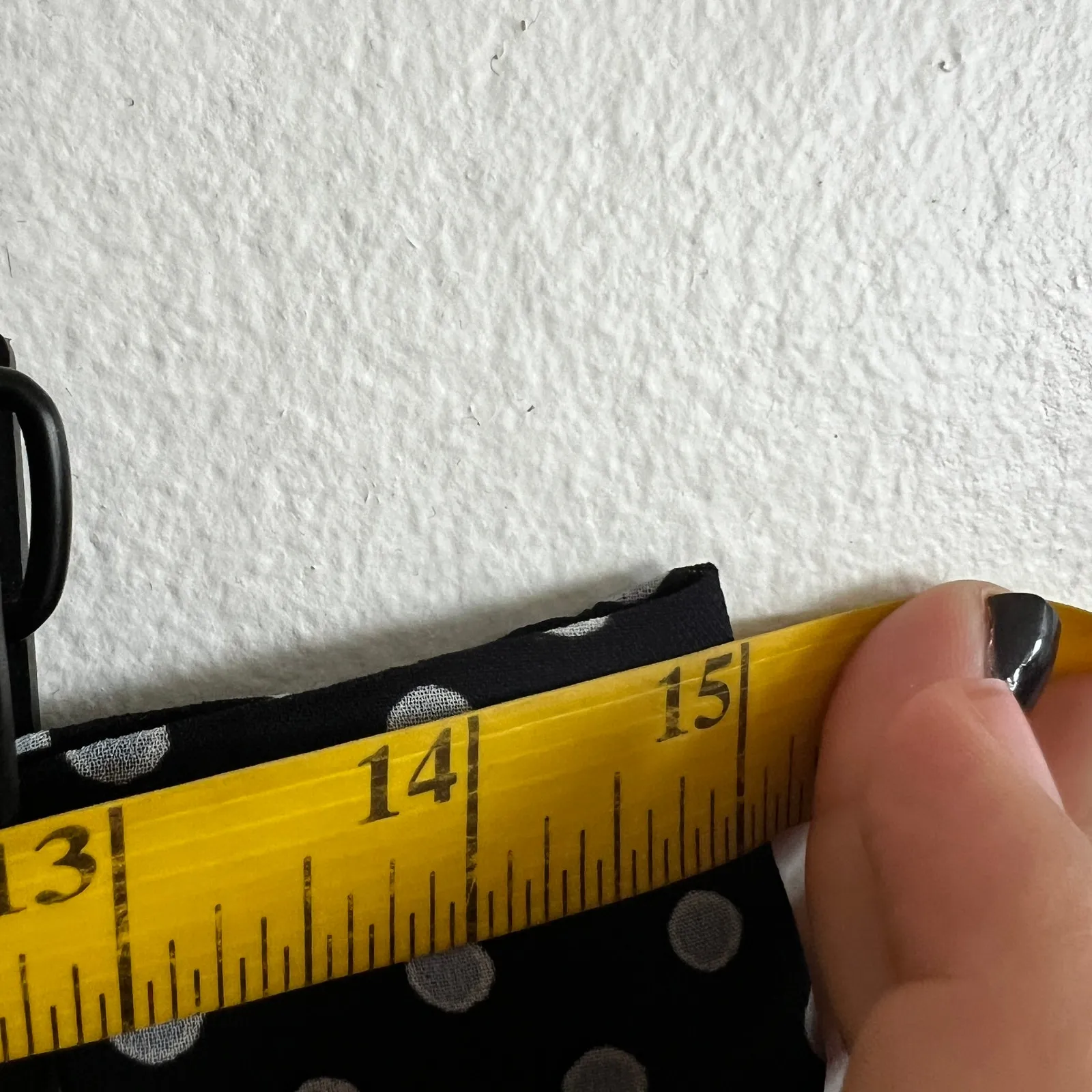 Navy Blue Polka Dot Skirt, Cottagecore,‎ Retro, French, Old Money, Medium,Modest - Image 4