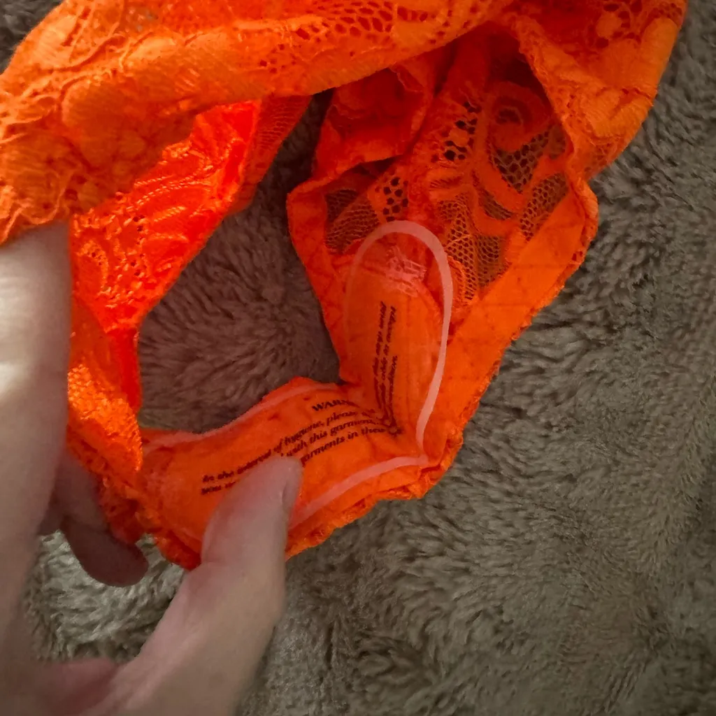 NWT Revolve HAH Comin In HAHt Lace Bodysuit Burnt Orange s free people - Image 4