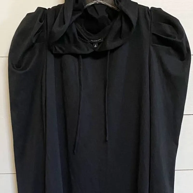 WHO What Wear‎ black Longevity Black hoodie dress SZ S - Image 8