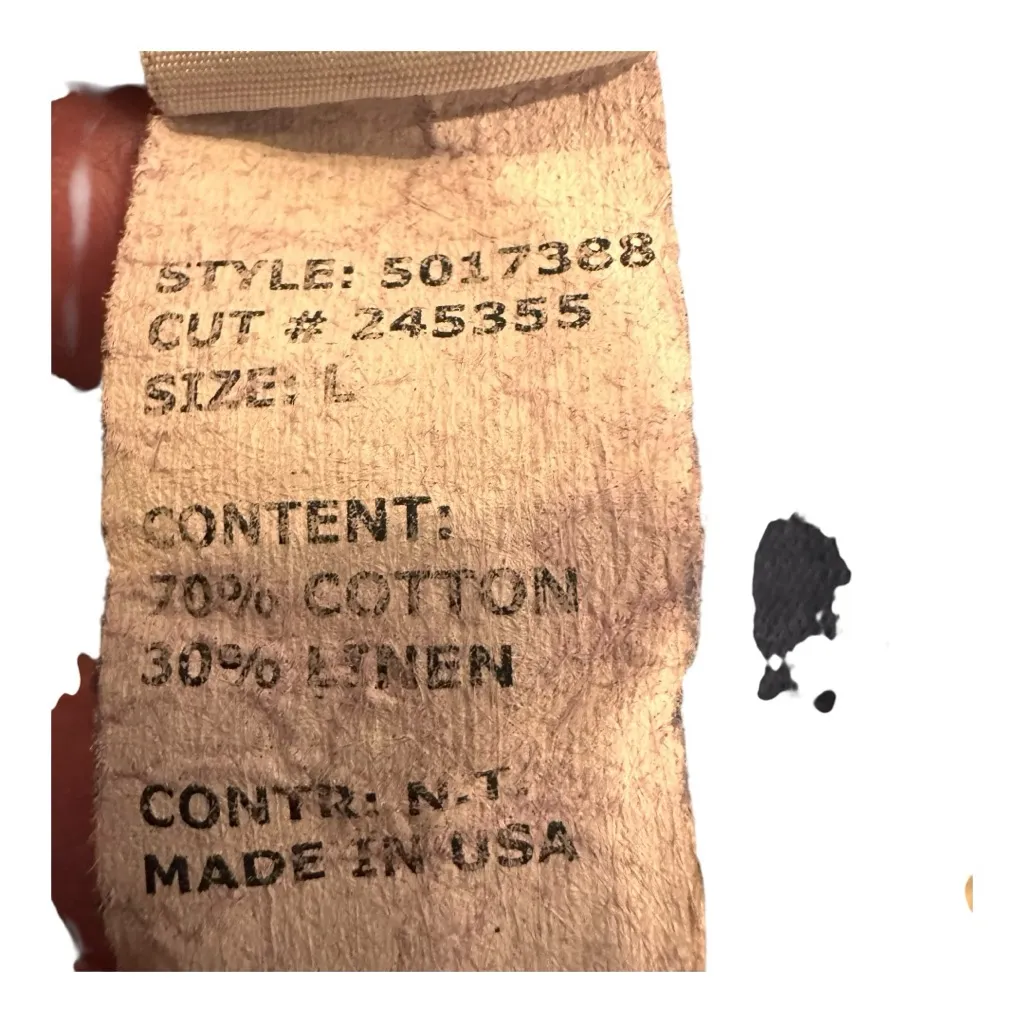 Cut Loose Linen Cotton Open Frint Cardigan Jacket Navy Blue Size L NWT USA Made Black Size L - Image 8