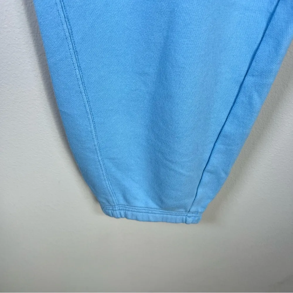 Jogger Style Sweatpants Blue Pull On Elastic Drawstring Waist Comfy NEW Lg - Image 5