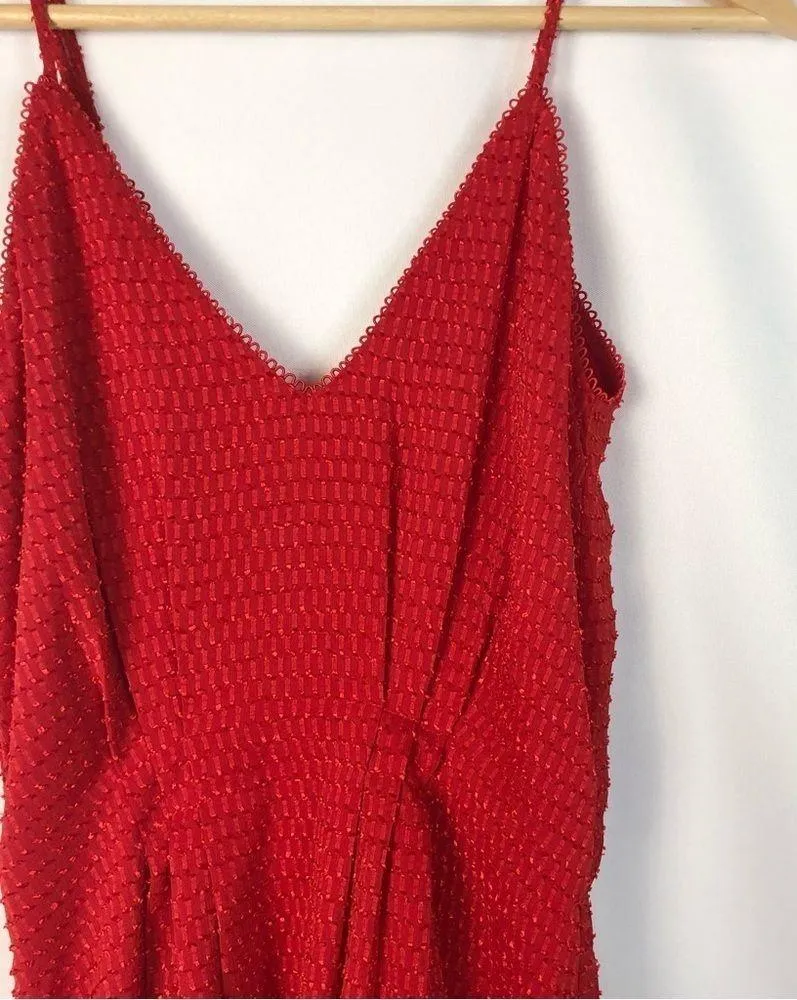 House of Harlow 1960 x Revolve Ines Racing Red Midi Dress XS - Image 4