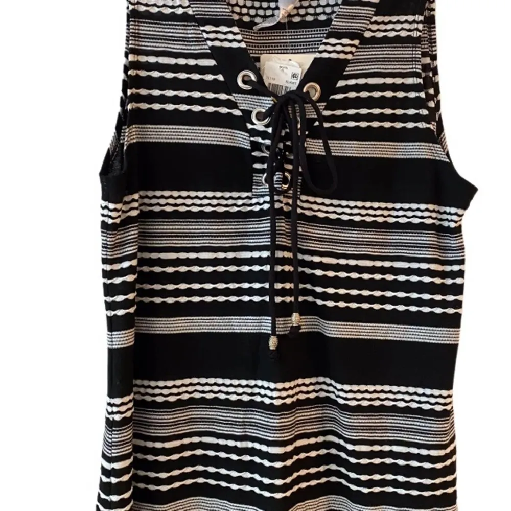 Dotti Ibiza Striped Tunic Swim Cover Up Size M - Image 6