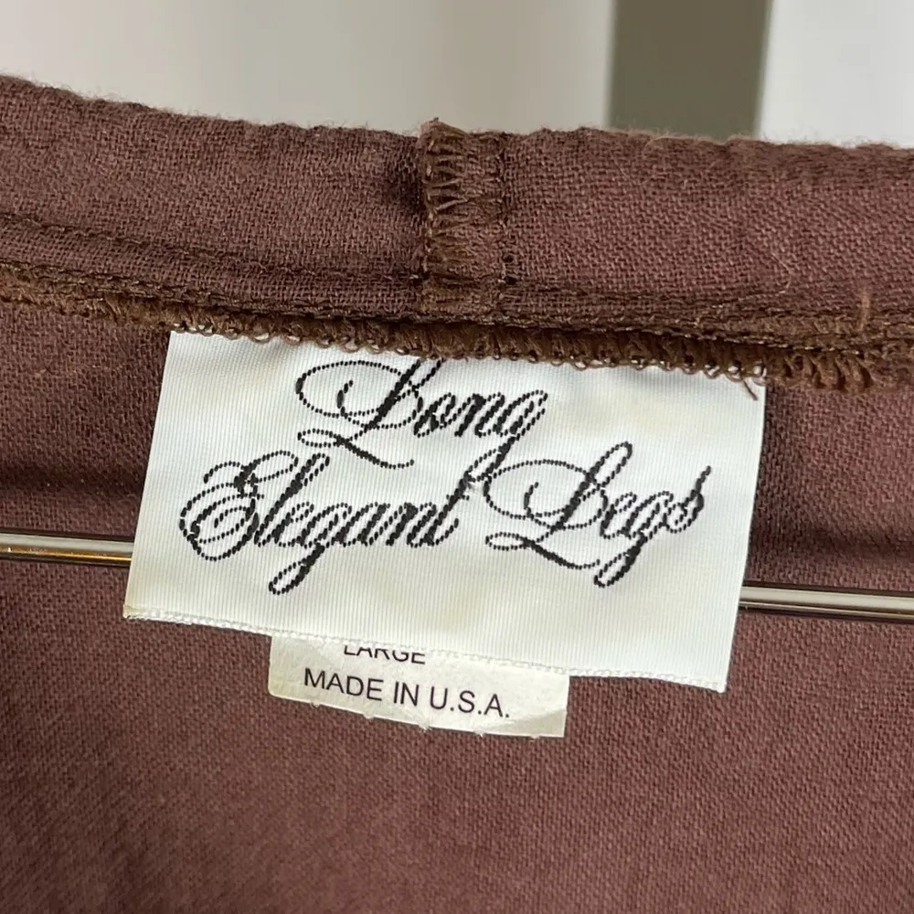 Vintage Long Elegant Legs Large Hooded Wood Beaded Coverup Dress Chocolate Brown - Image 5