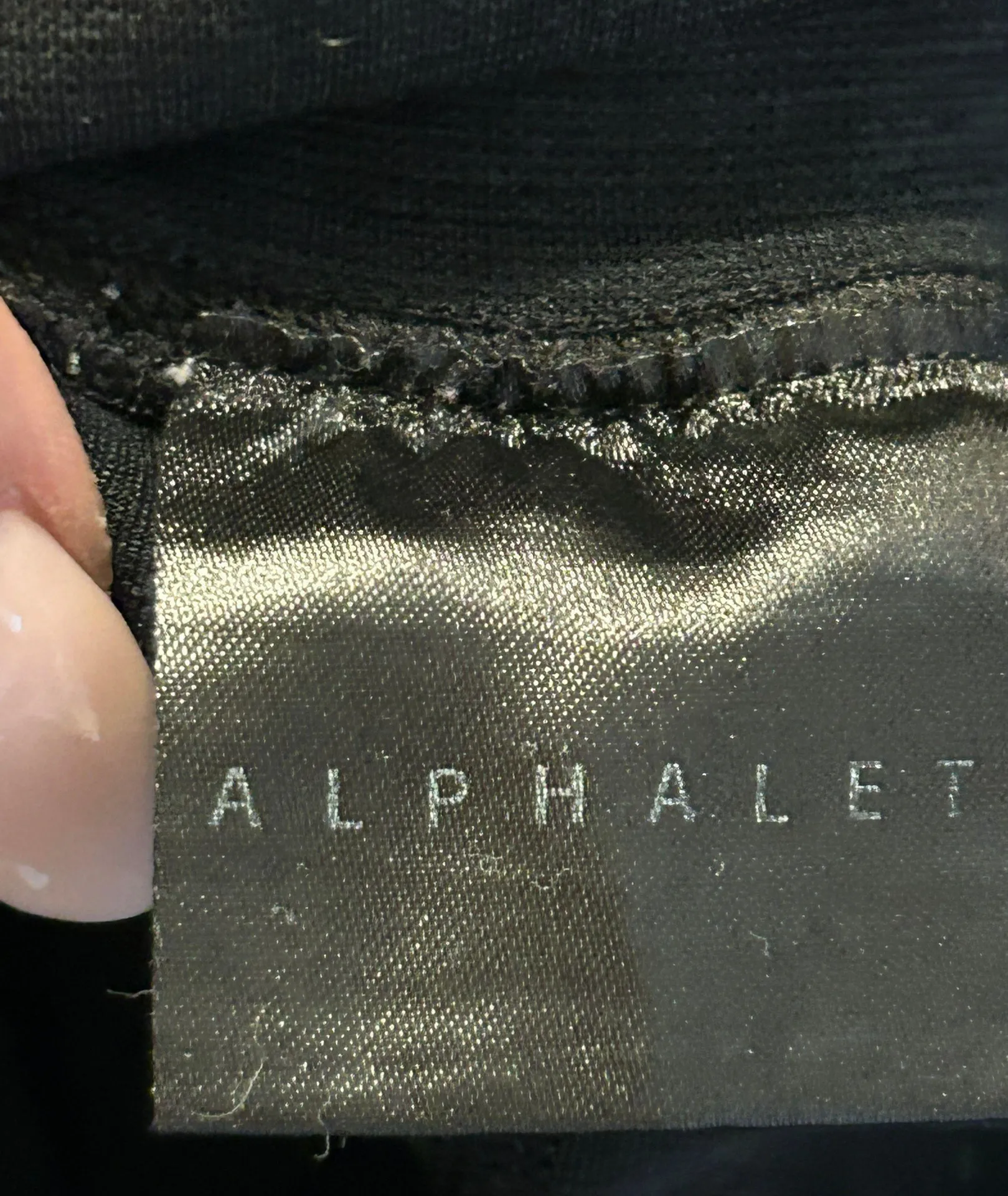 Alphalete dark grey high waisted leggings, S - Image 4