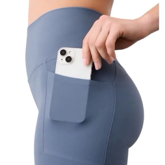 NWT Athleta Salutation Slate Blue Stash Flare Pant - Image 2