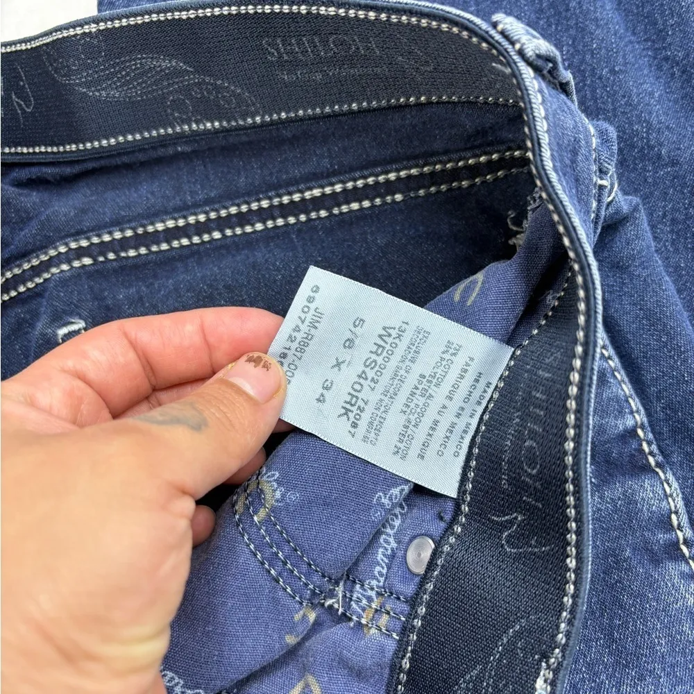 Wrangler Shiloh No Gap Waist Silver Studded Bootcut Jeans - Image 4