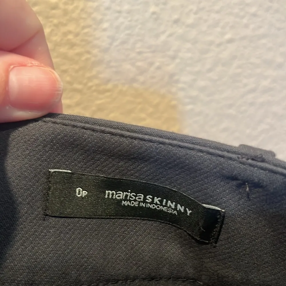 Ann Taylor Loft Marissa Skinny Pants Slacks Size 0P Petite Slate Gray - Image 8