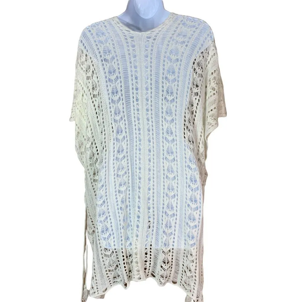 Womens crochet swim cover Size XL - Image 5