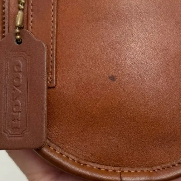 Vintage Y2K COACH 0997-328 British Tan Mini Belt Bag Spring Lock Mini Crossbody - Image 16