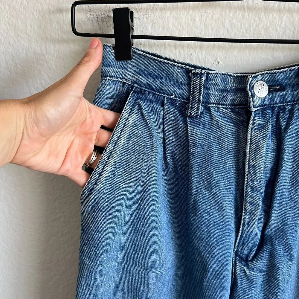 PRIME TIME JEANS Vintage 90s High Rise Mom Denim Jeans Womens 26 - Image 5