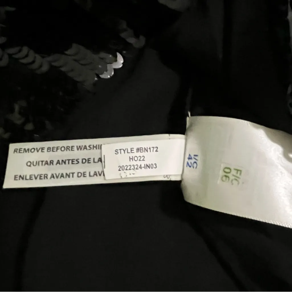 J. Crew Black Sequin Top - Image 6