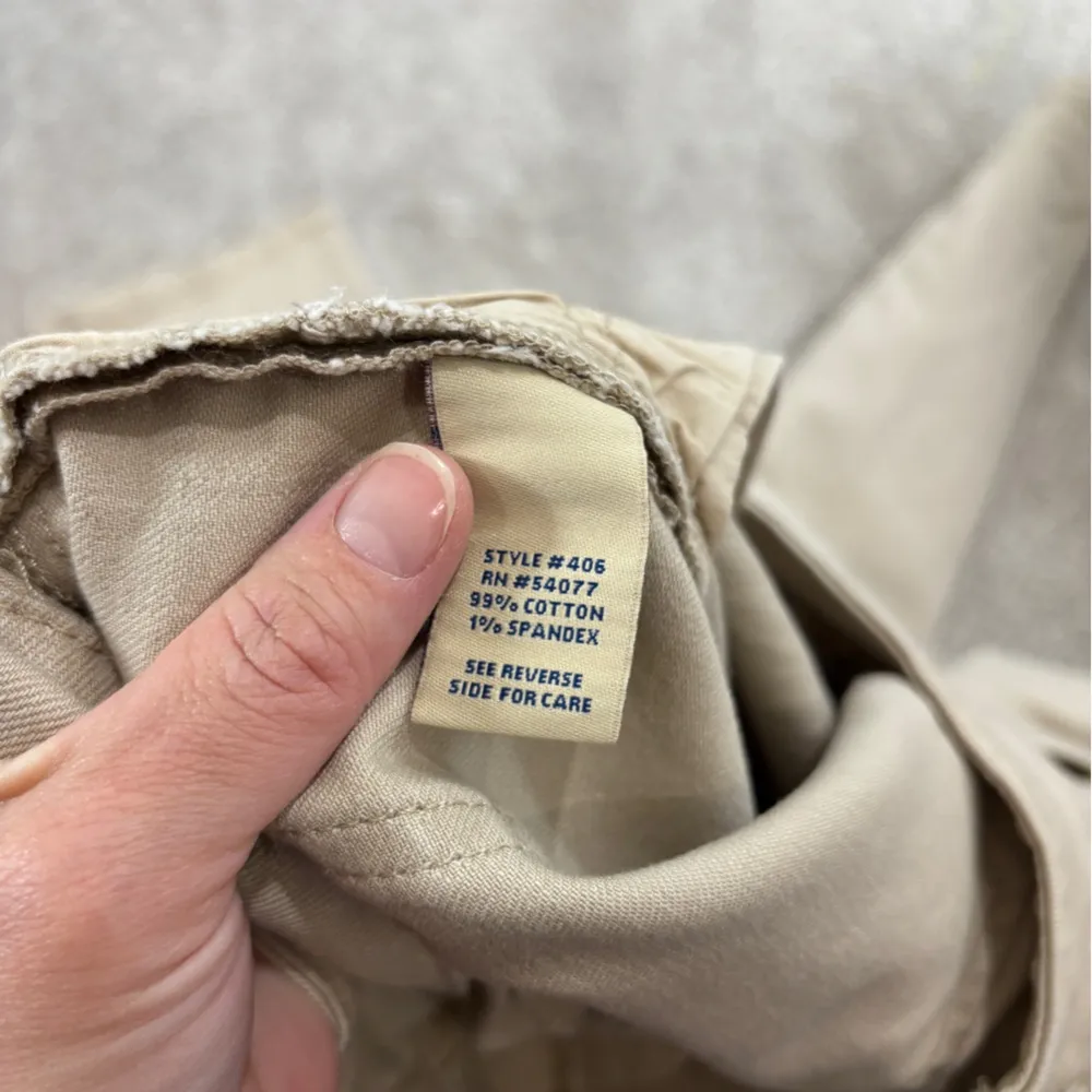 Cabi Pants Womens Size 8 Ivory Cotton Denim Jeans Boyfriend Straight Mid Rise - Image 2