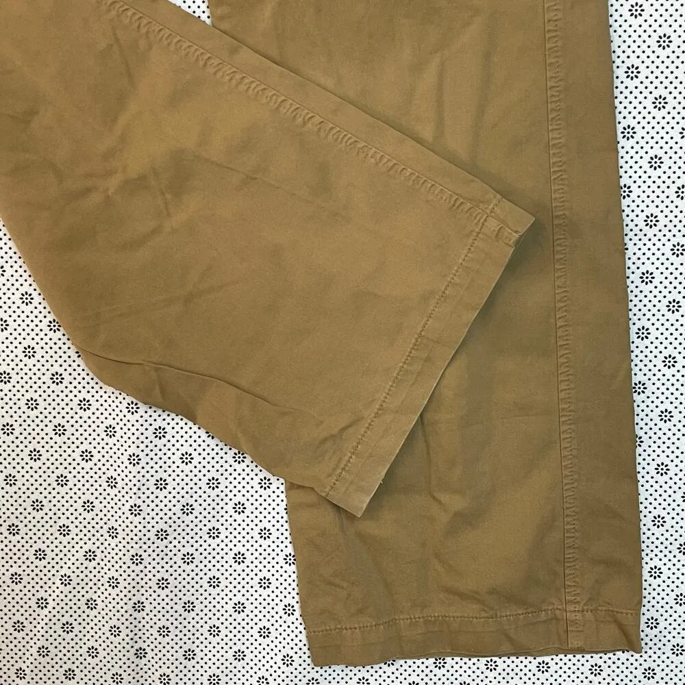 GAP Y2K Khaki Pants Women’s Size 12 Straight Leg Camel Tan Trousers - Image 2
