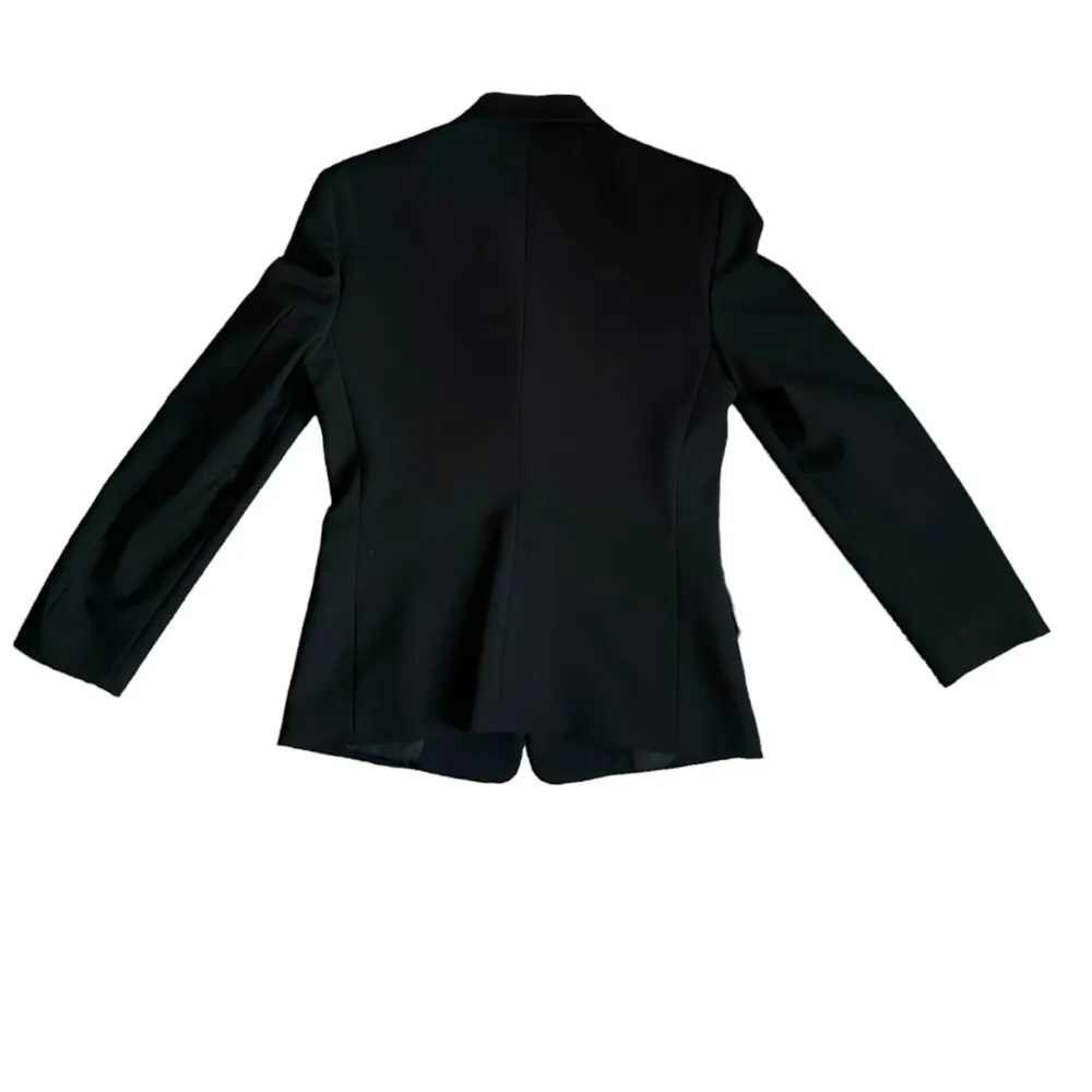 Benetton Size 42 Women Slim Fit Blazer Flap Pockets Buttoned Front Suit Jacket - Image 3