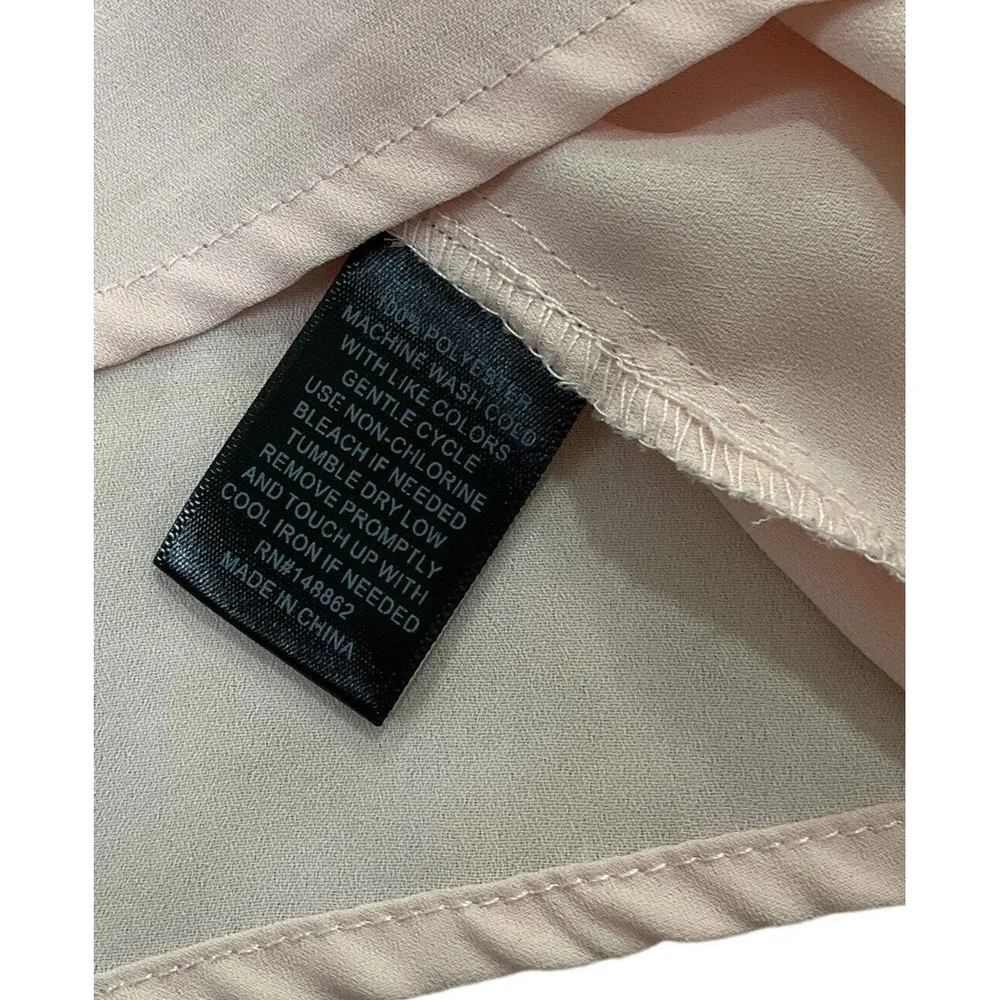 Torrid Women Plus Size 1 Sleeveless Shirt Top Peach Cut Out Keyhole (21-204) - Image 6