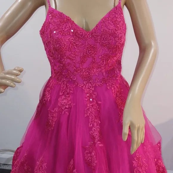 Fifteen Roses ball gown Pink Size 10 - Image 2