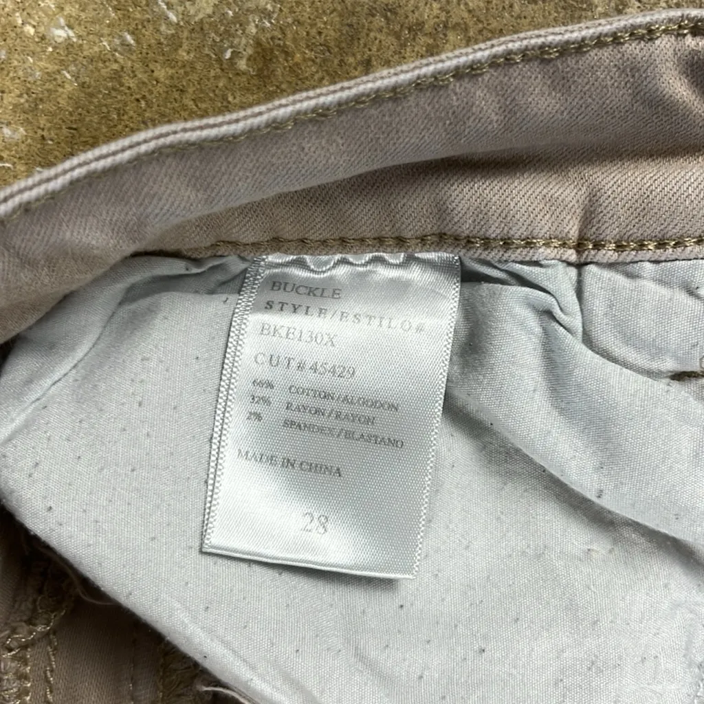 BKE Billie High Rise Flare Jeans in tan
Size: 28 - Image 5