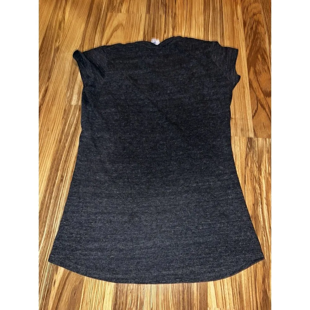 Pittsburgh Pirates‎ Shirt Womens Size L Large Short Sleeve Tee Graphic Gray MLB - Image 5