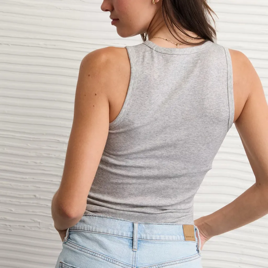 American Eagle NFL Cincinnati Bengals Graphic Tank Top Medium Grey NWT IN PKG - Image 2