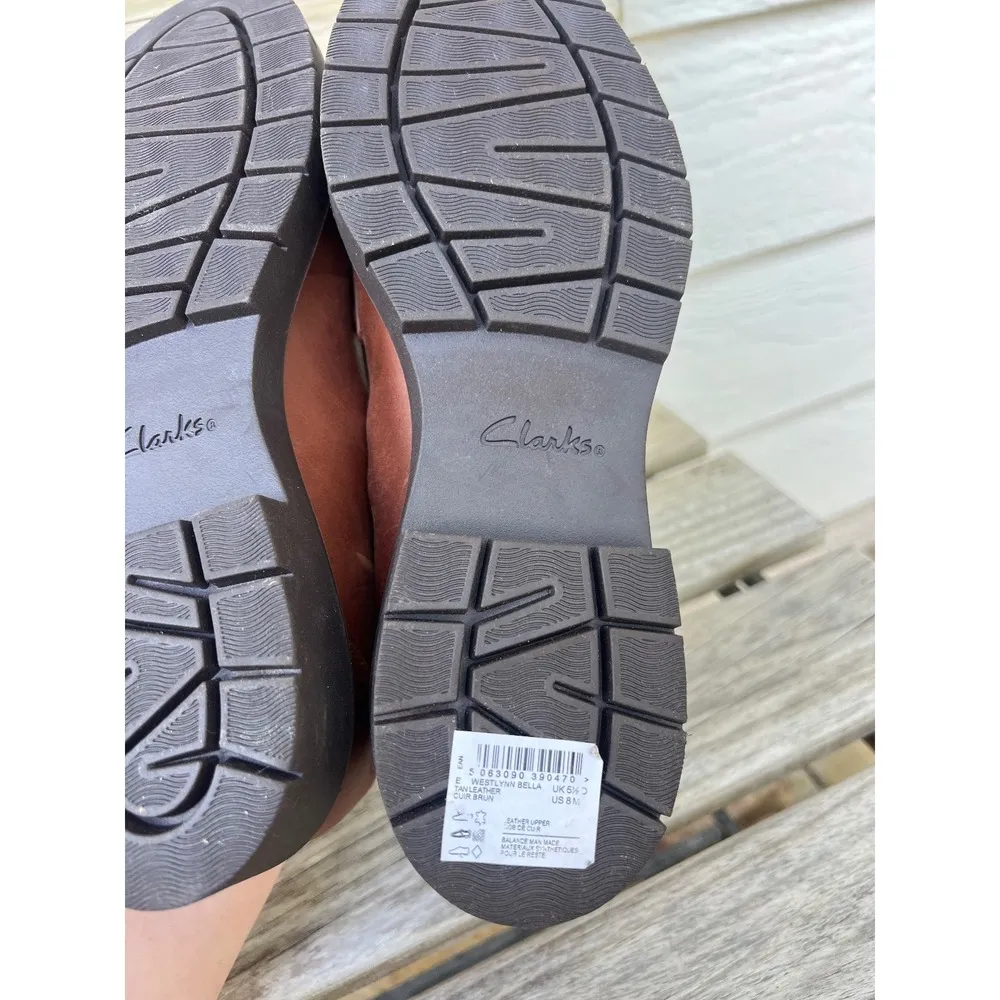 Clarks Collection Leather Loafer with Tassel - Westlynn Bella Size 8. Flawed. - Image 7