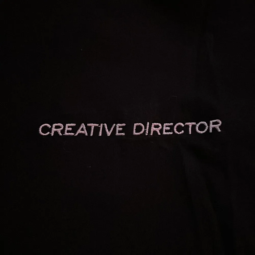 Ripple Junction: Creative Director Embroidered Black Tee - Image 4