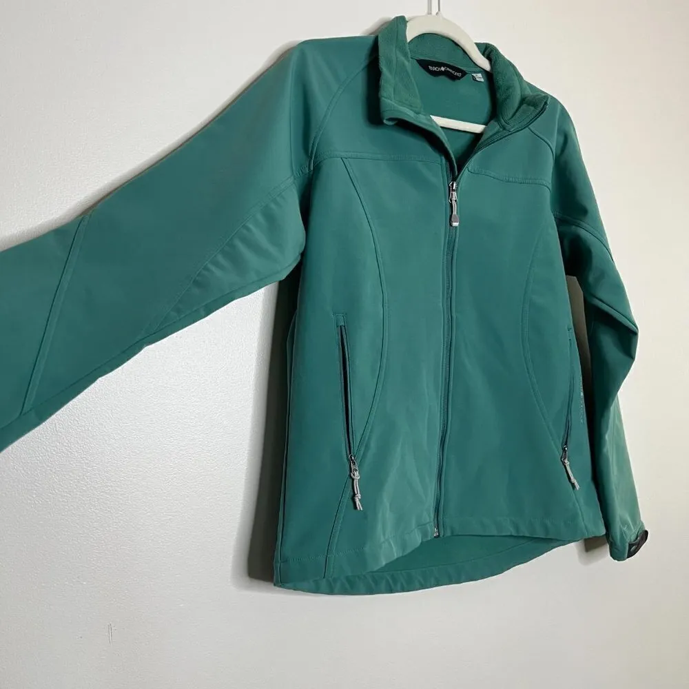 Black Diamond Teal Hard Shell Outdoor Gorpcore Ski Snow Zip Up Jacket Coat - Image 2