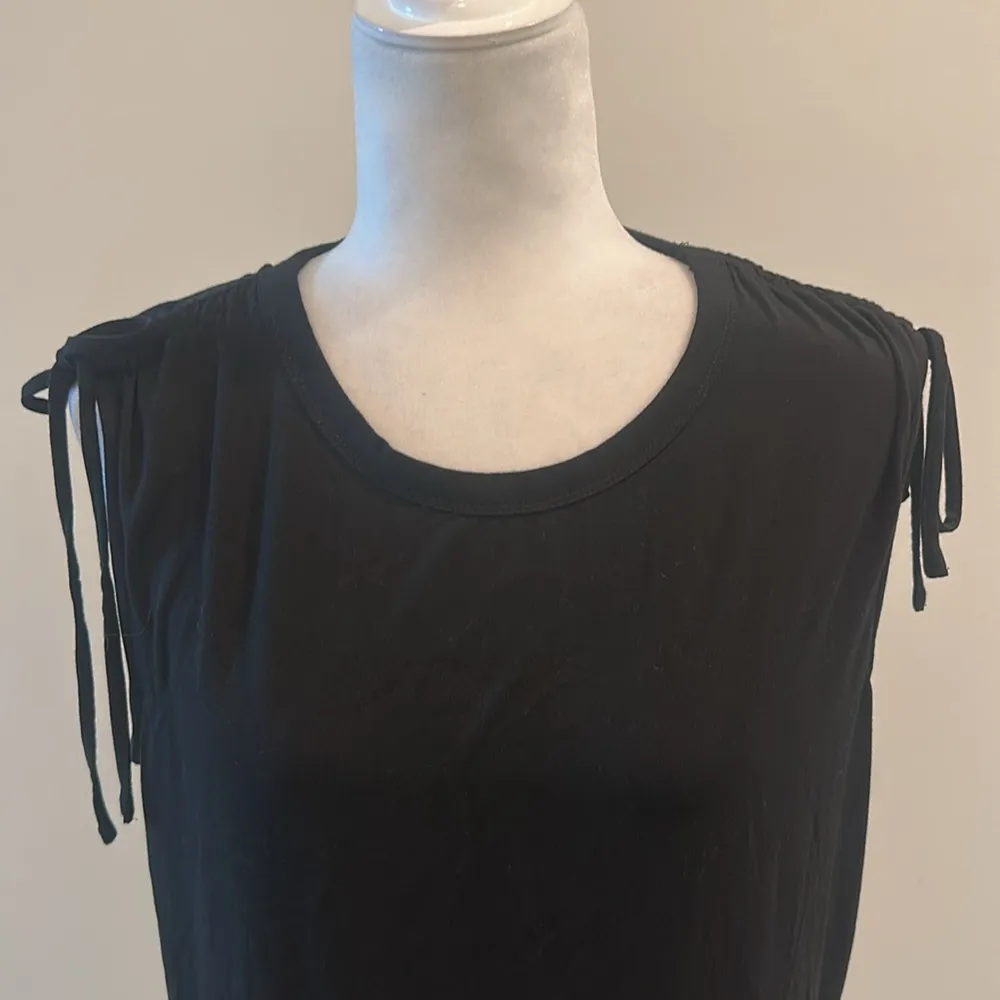 NWT Evereve Casey Tie Shoulder Top Sz L - Image 3