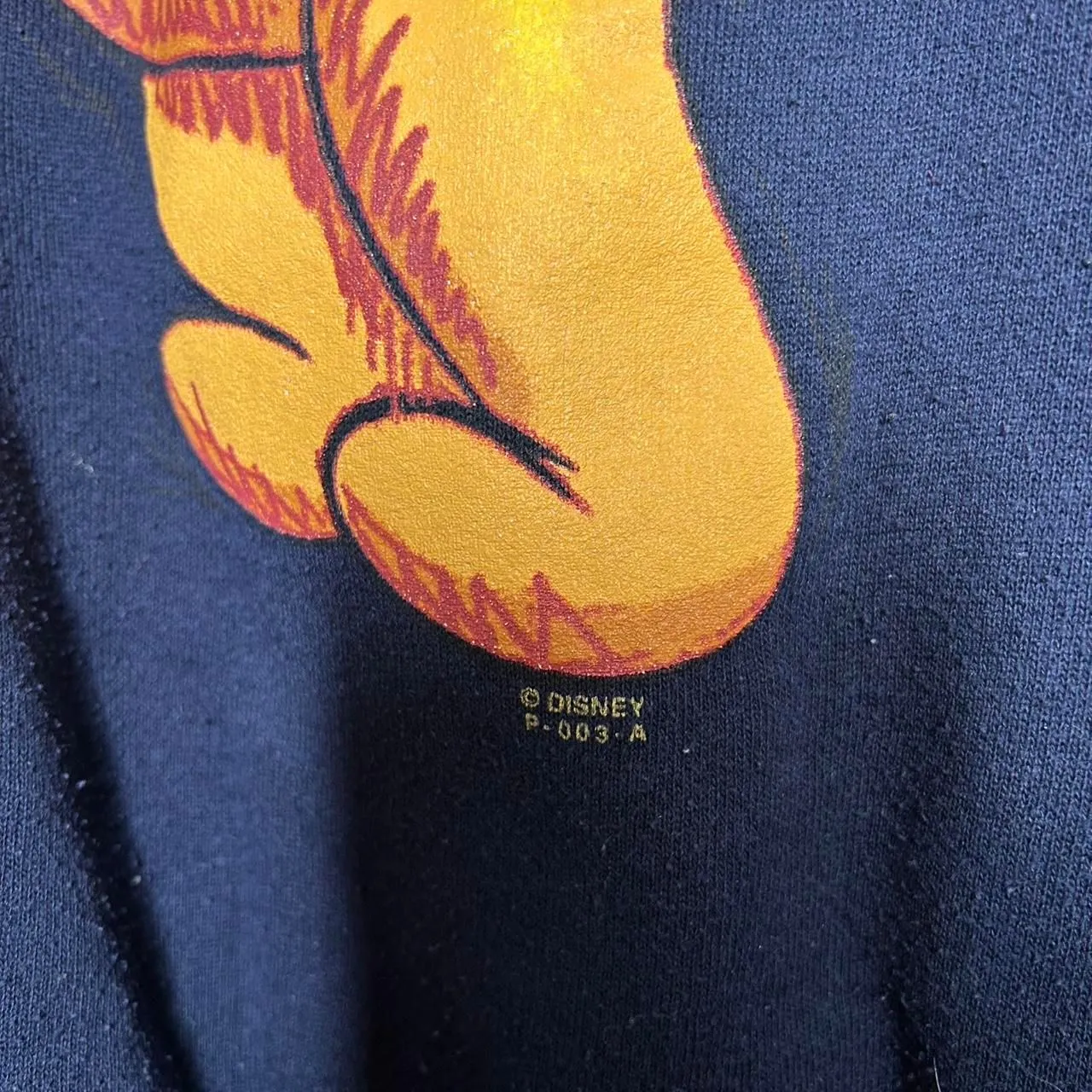 Disney Navy blue vintage 90s 1990s Winnie the Pooh crewneck sweatshirt - Image 4