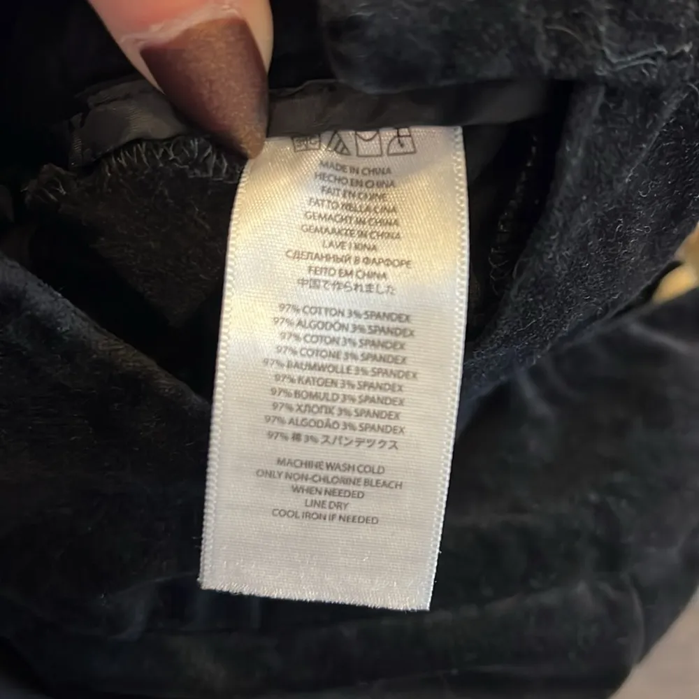 Michael Kors Black Velvet Pants - Image 5