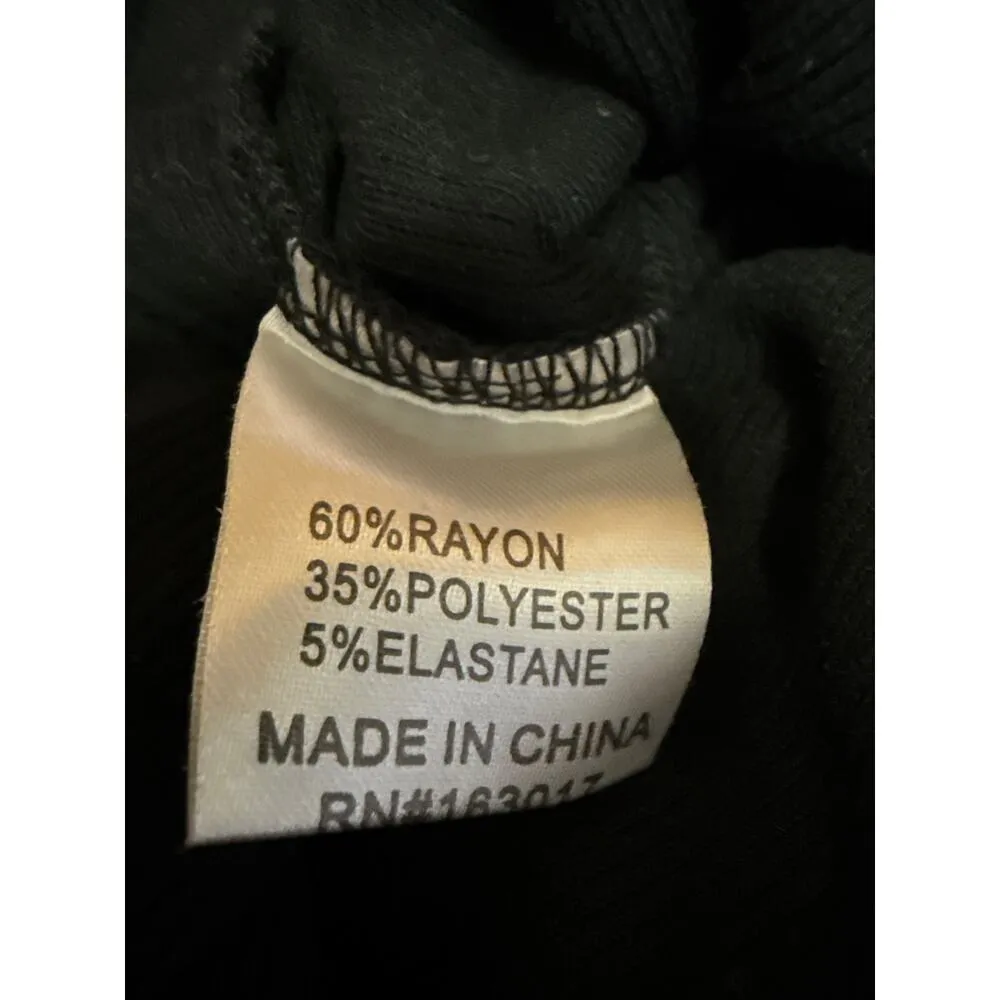 Princess Polly Women's Black Long Sleeve Scoop Neck Blouse Bodysuit Top Size S - Image 4