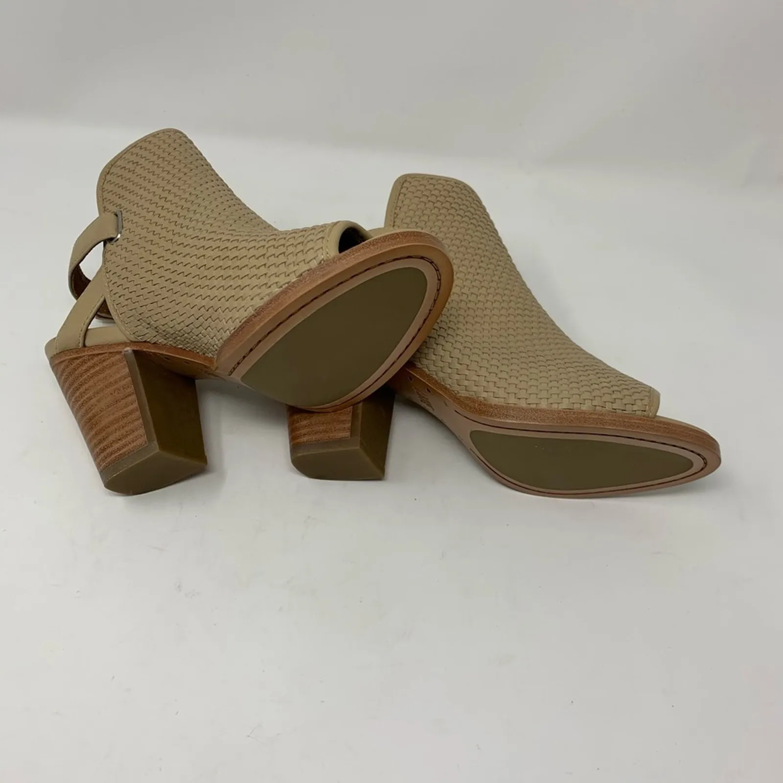Frye Dani Woven Shield Cream Bootie Sandals 7.5 - Image 7