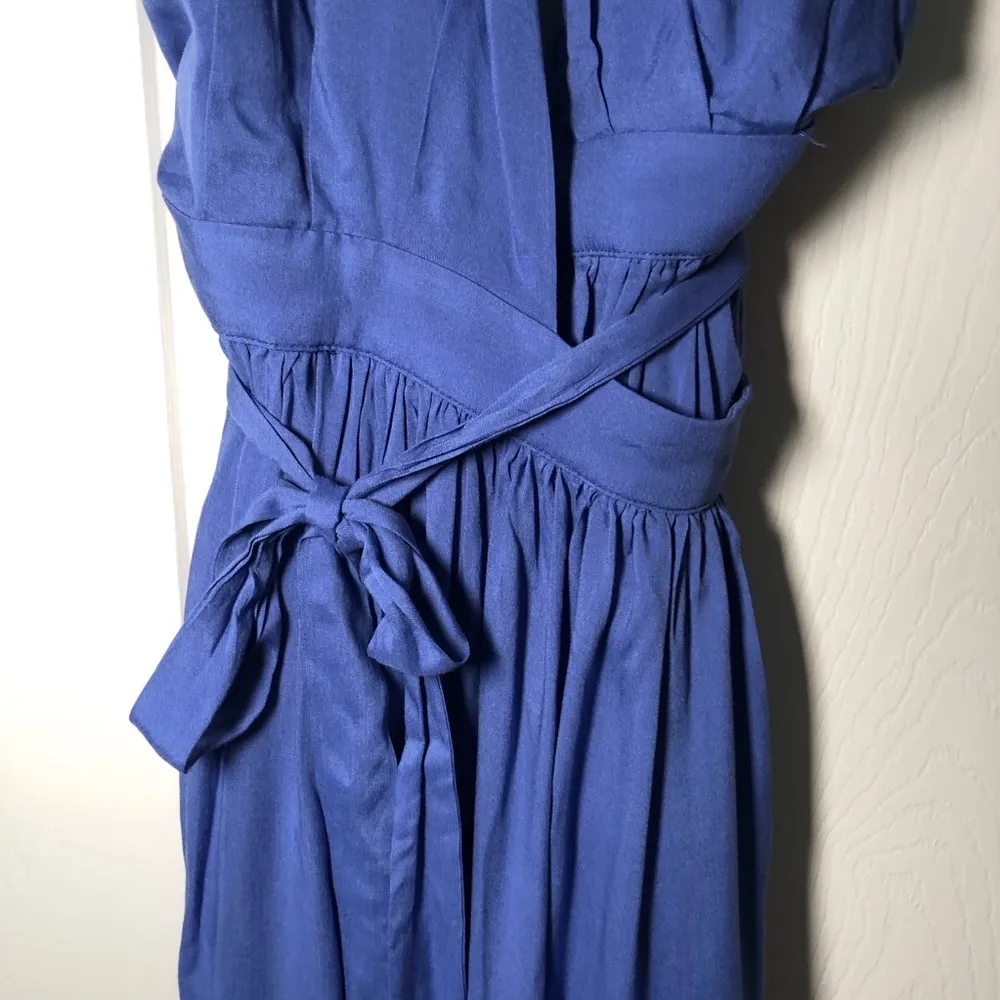 Lulus Magical Movement Periwinkle Blue Wrap Maxi Dress Size S - Image 5