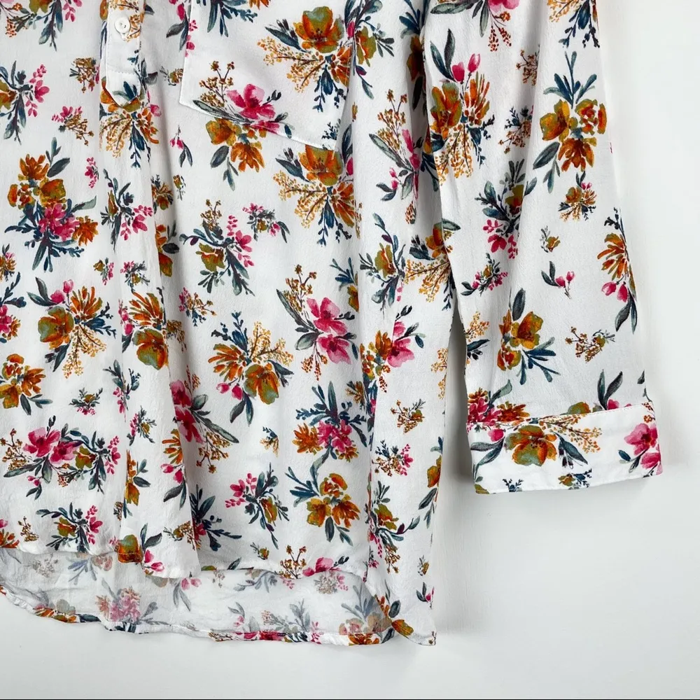 Zara White Floral Boho Top - Image 8