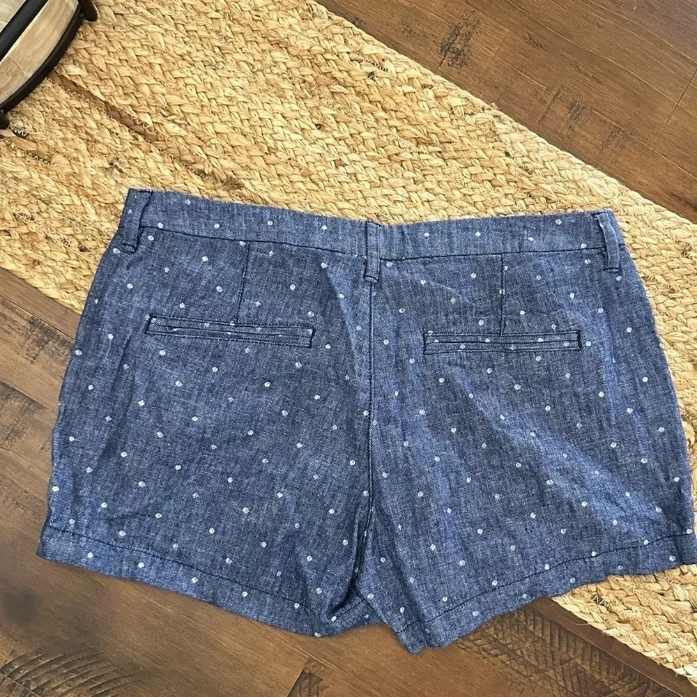 Old Navy linen Polka dot shorts‎ size 6 - Image 2