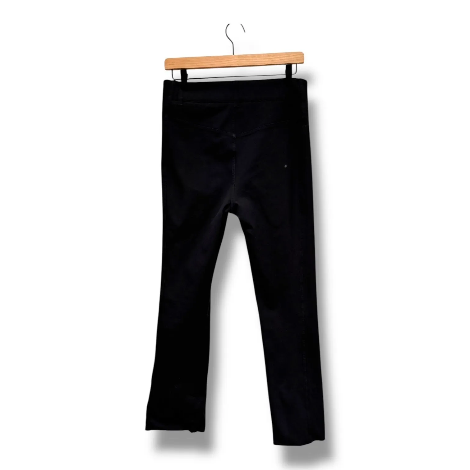 AYR Womens 8 The Sizzle Front Seam Stretch Crop Split Cuff Black Pants Minimal - Image 10