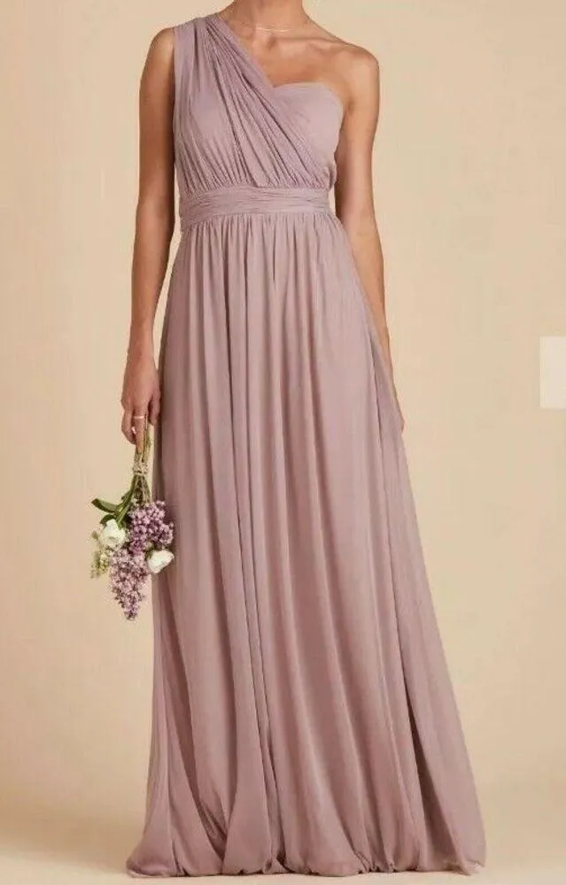 NWT Birdy Grey Size Small Chicky Convertible Bridesmaid Dress in Rose Quartz - Image 4