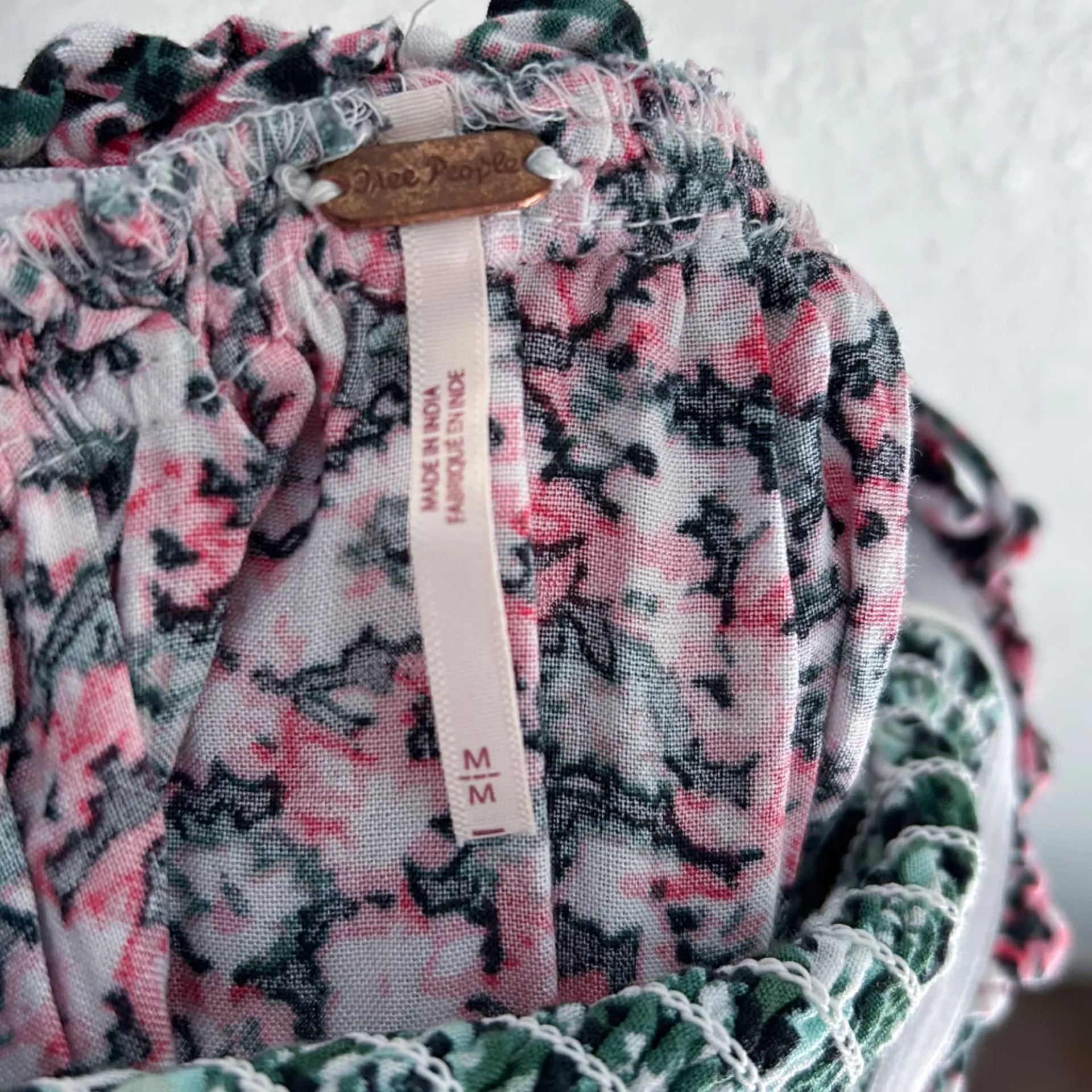 Free People One I Love Dress Floral Classic Combo Sz Medium - Image 9