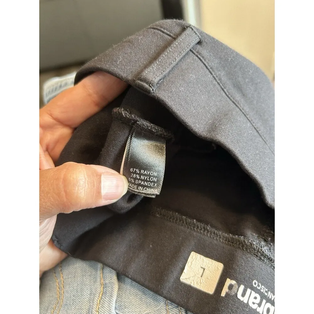 Betabrand Women's Pants Size Large Black Leg Dress Yoga Stretch Wide Leg 32x30 - Image 5