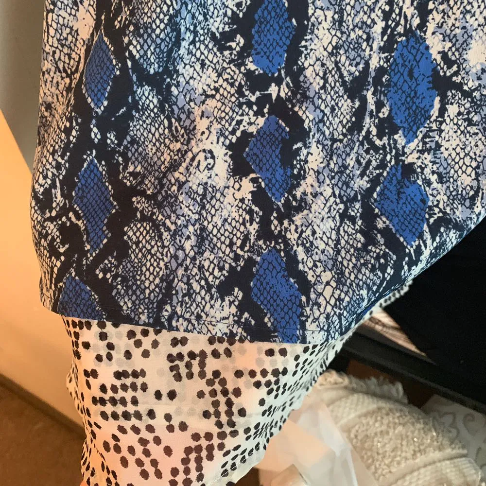 Bar III Blue Snake Skin Tank - Image 3