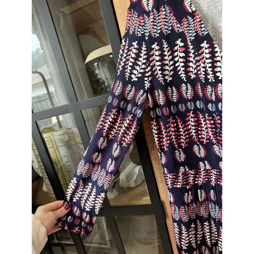 Sheath dress long 3/4 sleeves v-neck above knee business professional - Image 9